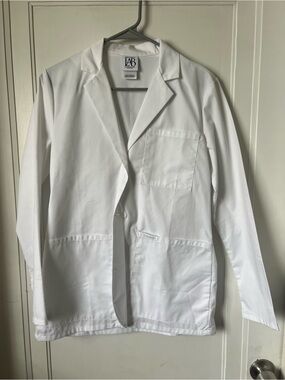 Lab Coat Jacket - White by